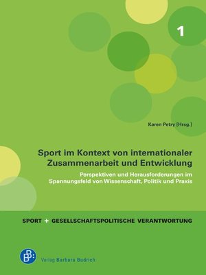 cover image of Sport im Kontext von internationaler Zusammenarbeit und Entwicklung